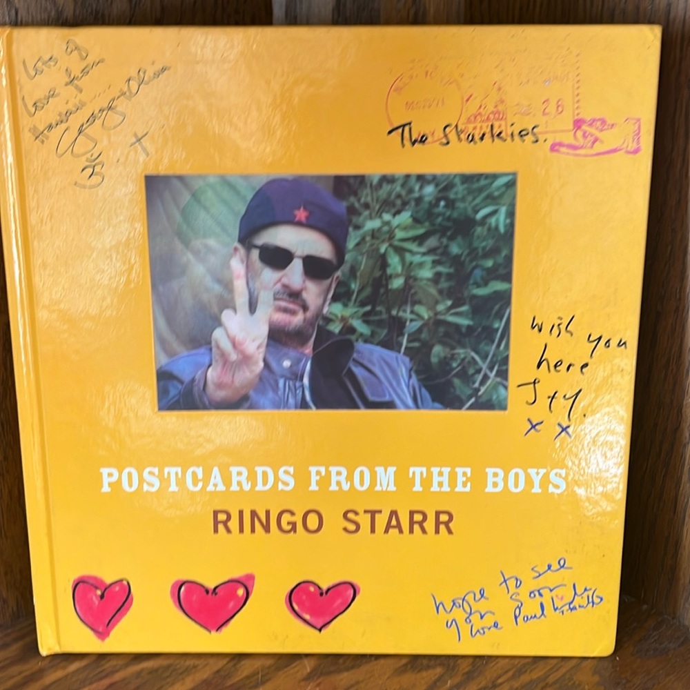 Vintage Beatles Book Postcards From The Boys Ringo Starr.